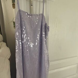 12th Tribe Lilac Sequin Dress